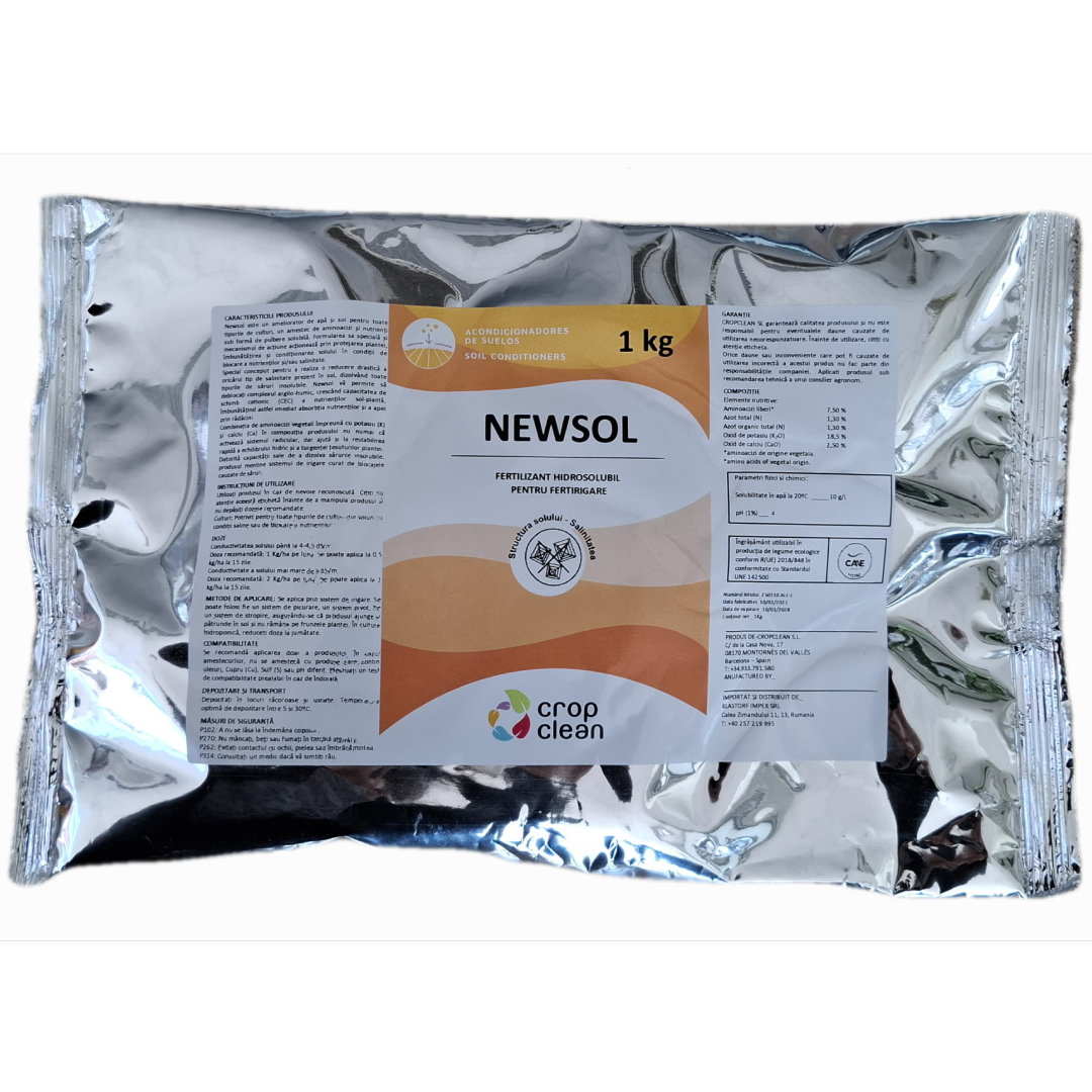 Newsol - Ameliorator pentru apa si sol.